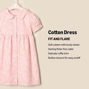 Amazon Essentials Pink Floral Kids Dress